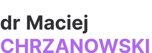 Dr Maciej Chrzanowski